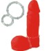 ANEL PENIANO RETARDADOR EM SILICONE - DUPLO - HOT FLOWERS