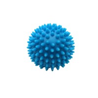 BOLA CRESPA PARA MASSAGEM - DURA MÉDIA 8CM AZUL