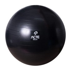BOLA DE PILATES - 45 CM - PRETA - ACTE